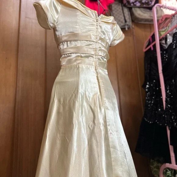 VINTAGE yellow gown, small - Picture 12 of 16